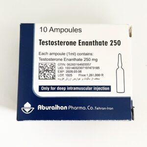 Aburaihan Testosterone Enanthate 250mg 10 Ampul | İran Testo